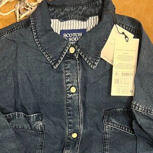 NWT Scotch and Soda Denim Shirt